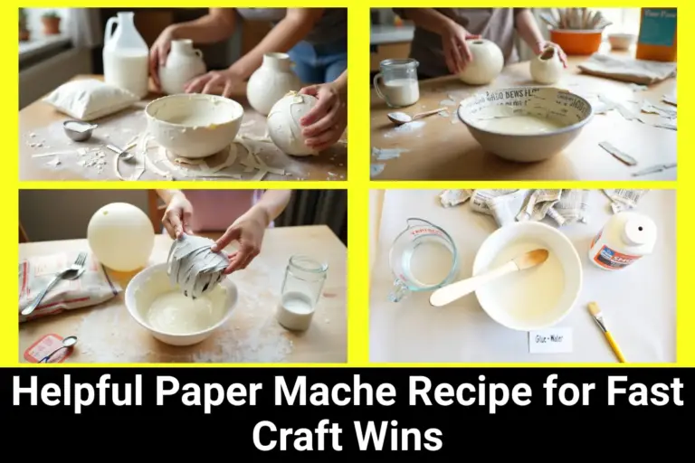 Helpful Paper Mache Recipe for Fast Craft Wins
