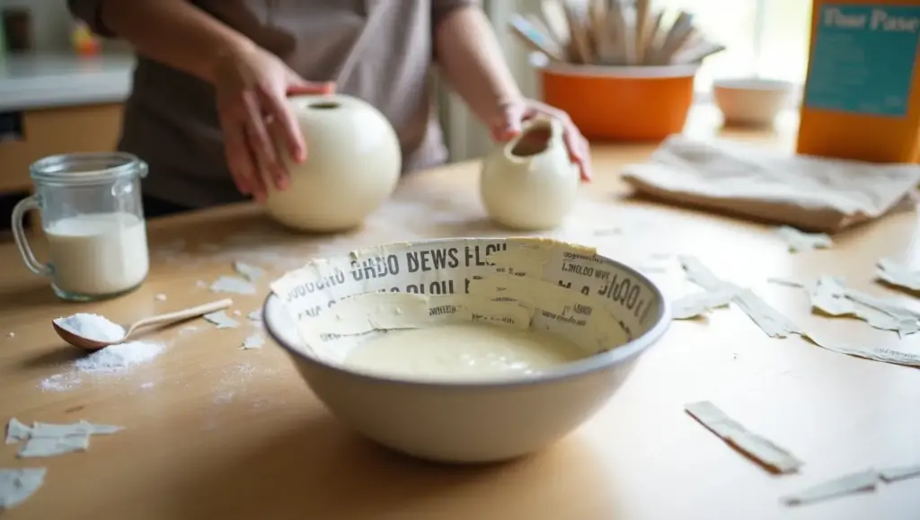 Paper Mache Recipe with Glue – Alternative Version