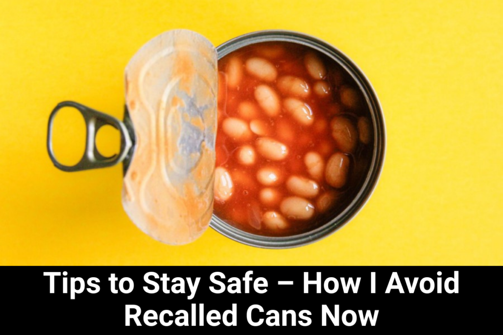 Tips to Stay Safe – How I Avoid Recalled Cans Now