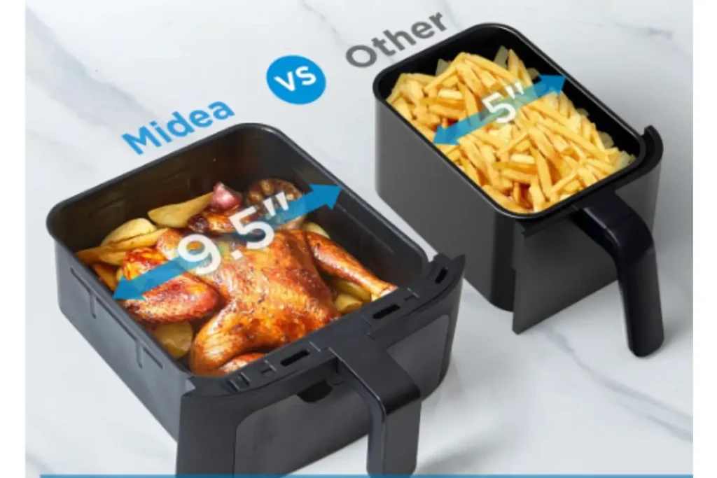 midea air fryer compare