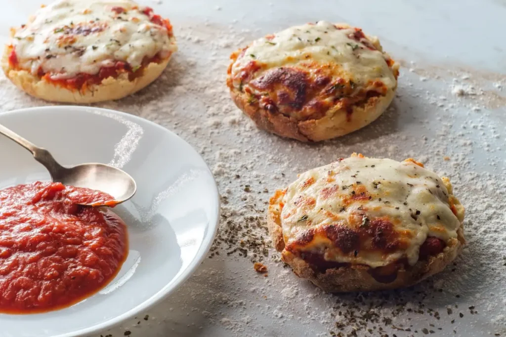  Mini Pizzas on English Muffins